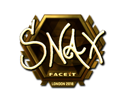 Sticker | Snax | London 2018 | Gold