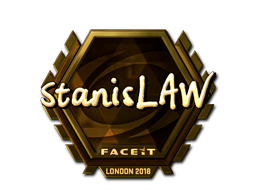 Sticker | stanislaw | London 2018 | Gold