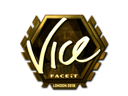 Sticker | vice | London 2018 | Gold