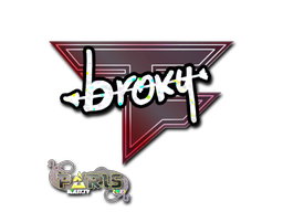Sticker | broky | Paris 2023 | Glitter