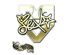 Sticker | dexter | Paris 2023 | Gold
