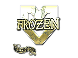 Sticker | frozen | Paris 2023 | Gold