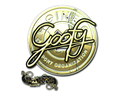 Sticker | Goofy | Paris 2023 | Gold