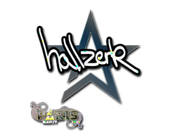 Sticker | hallzerk | Paris 2023 | Glitter