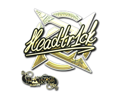Sticker | headtr1ck | Paris 2023 | Gold