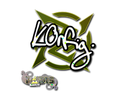 Sticker | k0nfig | Paris 2023 | Glitter