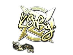 Sticker | k0nfig | Paris 2023 | Gold