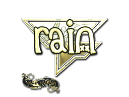 Sticker | rain | Paris 2023 | Gold