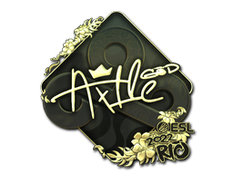 Sticker | Ax1Le | Rio 2022 | Gold