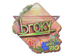 Sticker | broky | Rio 2022 | Holo