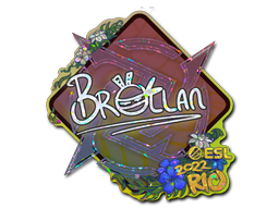 Sticker | Brollan | Rio 2022 | Glitter