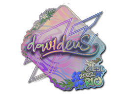 Sticker | dav1deuS | Rio 2022 | Holo