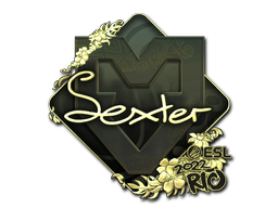 Sticker | dexter | Rio 2022 | Gold