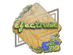 Sticker | electronic | Rio 2022 | Holo