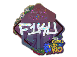 Sticker | F1KU | Rio 2022 | Glitter