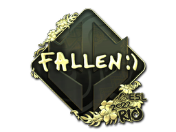 Sticker | FalleN | Rio 2022 | Gold