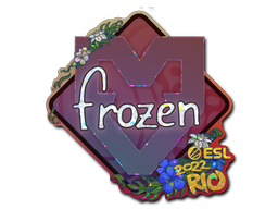Sticker | frozen | Rio 2022 | Glitter