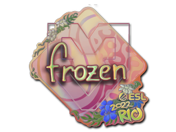 Sticker | frozen | Rio 2022 | Holo