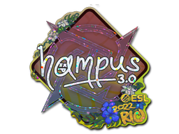 Sticker | hampus | Rio 2022 | Glitter