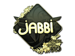 Sticker | jabbi | Rio 2022 | Gold