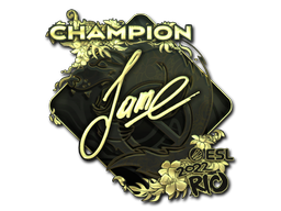 Sticker | Jame | Rio 2022 | Gold, Champion