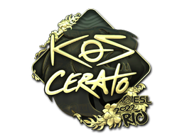 Sticker | KSCERATO | Rio 2022 | Gold