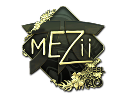 Sticker | mezii | Rio 2022 | Gold