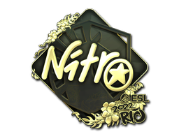 Sticker | nitr0 | Rio 2022 | Gold