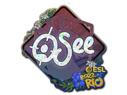 Sticker | oSee | Rio 2022 | Glitter