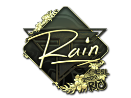 Sticker | rain | Rio 2022 | Gold