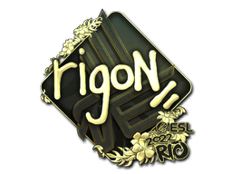 Sticker | rigoN | Rio 2022 | Gold