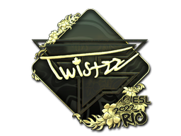 Sticker | Twistzz | Rio 2022 | Gold