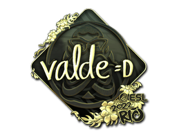 Sticker | v4lde | Rio 2022 | Gold
