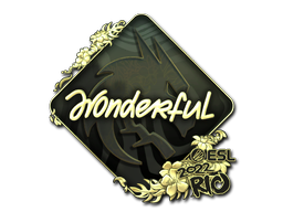 Sticker | w0nderful | Rio 2022 | Gold