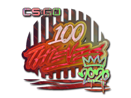 Sticker | 100 Thieves | 2020 RMR | Holo