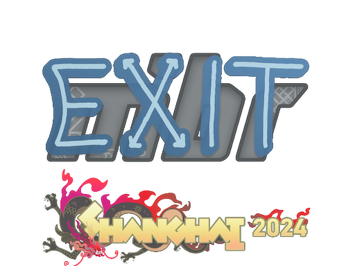 Sticker | exit | Shanghai 2024 | Default