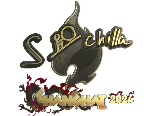 Sticker | s-chilla | Shanghai 2024 | Gold