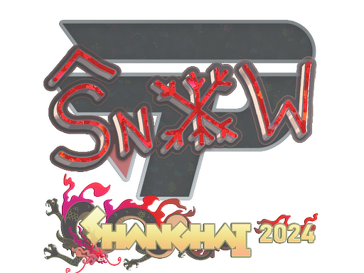 Sticker | snow | Shanghai 2024 | Glitter