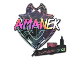 Sticker | AMANEK | Stockholm 2021 | Holo