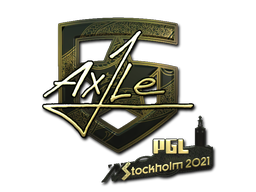 Sticker | Ax1Le | Stockholm 2021 | Gold