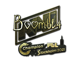 Sticker | Boombl4 | Stockholm 2021 | Gold