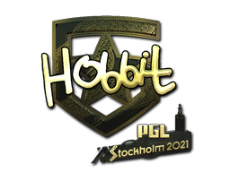 Sticker | HObbit | Stockholm 2021 | Gold