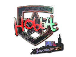 Sticker | HObbit | Stockholm 2021 | Holo