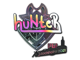 Sticker | huNter- | Stockholm 2021 | Holo