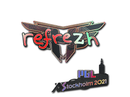 Sticker | refrezh | Stockholm 2021 | Holo
