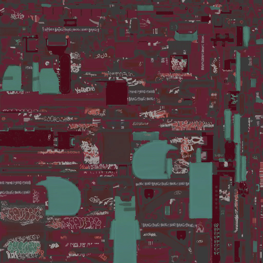Textura da pintura